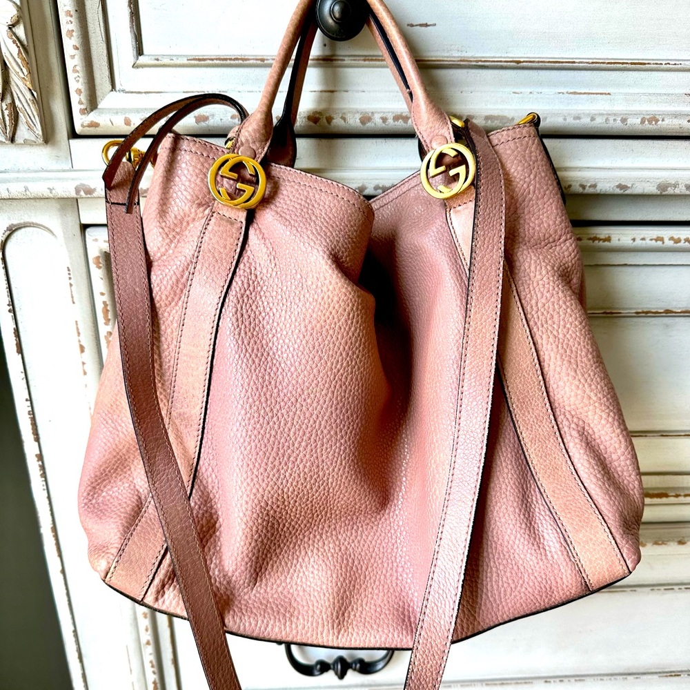 Gucci Pink Hobo Bag
